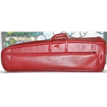 Superfine Burgundy Leather Bass Trombone Bag