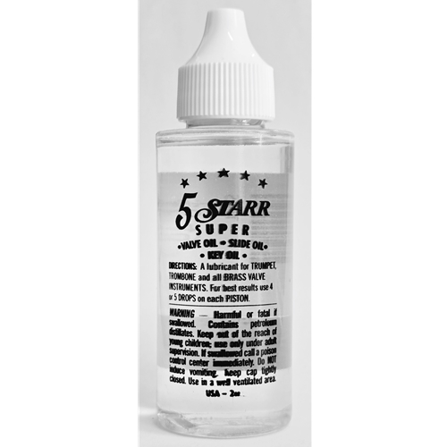 Buckeye Brass and Winds - 5 Starr Synthetic Blend Valve Oil