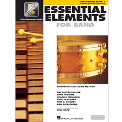 Essential Elements For Band Percussion Book 1